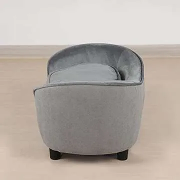 Buy Stylish Pet Sofa Bed for Small Dogs and Cats (Light Gray)