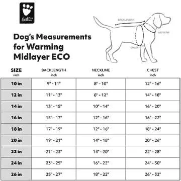 Hurtta Warming Midlayer ECO Dog Coat, Desert, 24 in