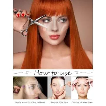 LWBTOSEE Clear Disposable Face Shield for Haircuts & Eyelash Care