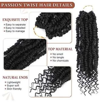 Passion twist hair 12 inch 8 packs