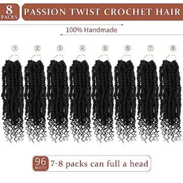 Passion twist hair 12 inch 8 packs