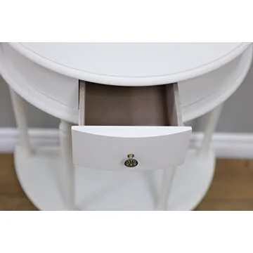 Compact Frenchi Furniture Table with Drawer for Small Spaces