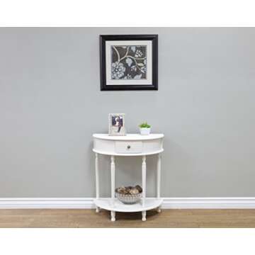 Compact Frenchi Furniture Table with Drawer for Small Spaces
