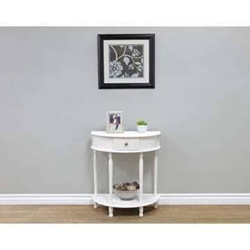 Compact Frenchi Furniture Table with Drawer for Small Spaces