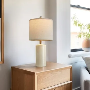 G-SAFAVA 20.25" Ceramic Table Lamps Set - Modern Elegance