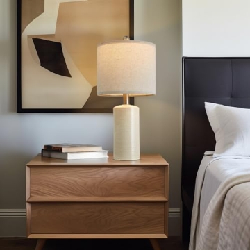 G-SAFAVA 20.25" Ceramic Table Lamps Set - Modern Elegance