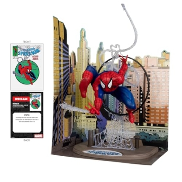 McFarlane Spider-Man 1:6 Scale Figure with Comic and Scene