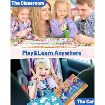 Walenced Busy Book for Toddlers 3-5, Preschool Toddler Learning Activities Book, Educational Montessori Toys for 3 4 5 Year Old Boy Girl Gifts, Busy Board Sticker Book for Toddler Travel Toys Workbook