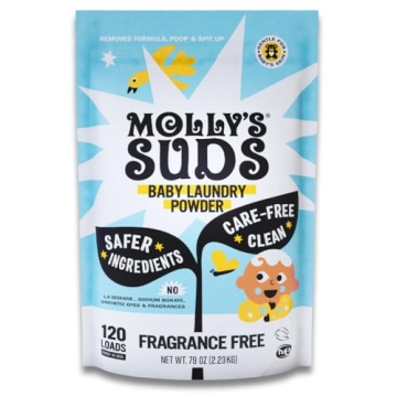 Molly's Suds Baby Laundry Powder for Cloth Diapers & More
