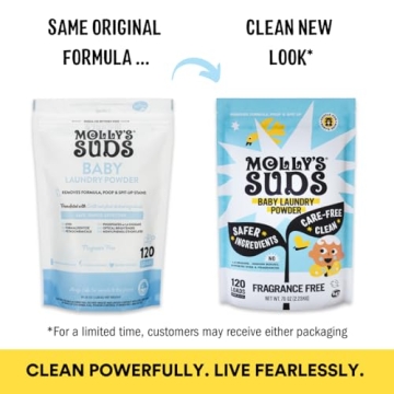 Molly's Suds Baby Laundry Powder for Cloth Diapers & More