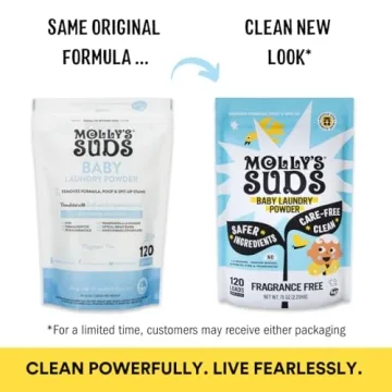 Molly's Suds Baby Laundry Powder for Cloth Diapers & More