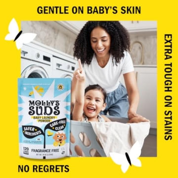 Molly's Suds Baby Laundry Powder for Cloth Diapers & More