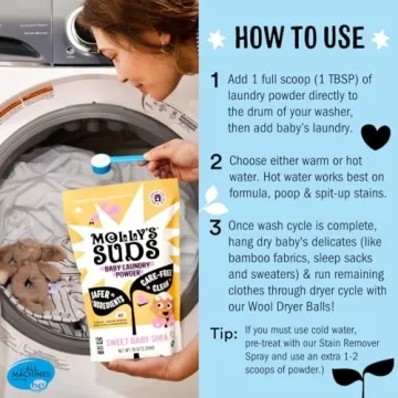 Molly's Suds Baby Laundry Powder for Cloth Diapers & More
