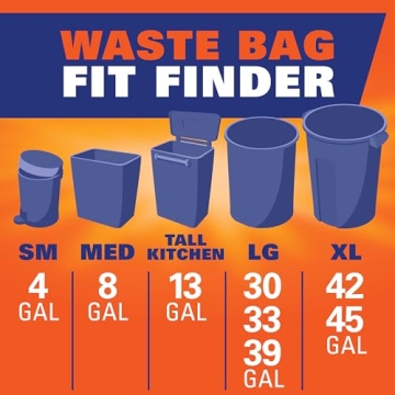 Hefty Strong 13 Gallon Trash Bags - Durable & Unscented