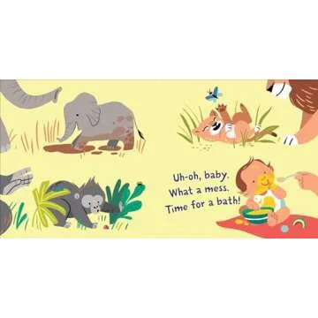 Indestructibles: It's Bath Time! Chew Proof Baby Book