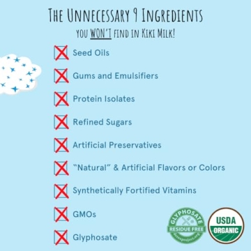 Kiki Milk Organic Chocolate - Plant Based & Nutritious 32 oz