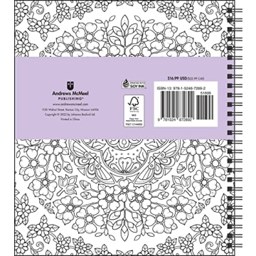 Johanna Basford 12-Month Coloring Weekly Planner 2023