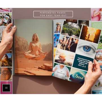 AltroMon Vision Board Book | 1000+ Images & Quotes for Feng Shui Manifestation | 2025 Dream Life & Goal Setting Magazine | Visualize, Inspire, Achieve Goals