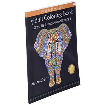 Adult Coloring Book: Stress Relieving Animal Designs