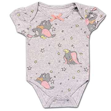Disney Princess Winnie the Pooh Dumbo Girls 3 Pack Bodysuit Set