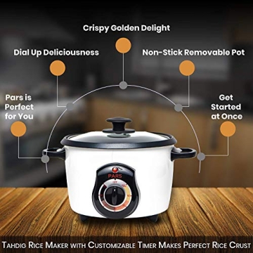 Automatic Persian Rice Cooker for Perfect Tahdig