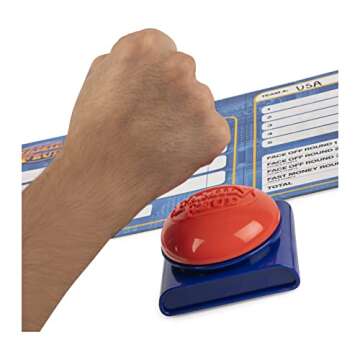 Spin Master Family Feud Big Buzzer Game, Amazon Exclusive “Buzz in” with The Electronic Buzzer Board Game for Hilarious Family Fun, Ages 8 and up
