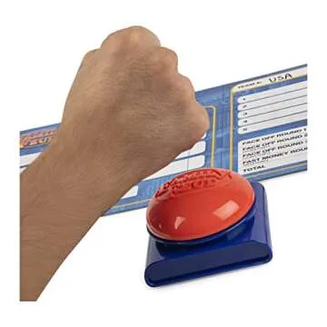 Spin Master Family Feud Big Buzzer Game, Amazon Exclusive “Buzz in” with The Electronic Buzzer Board Game for Hilarious Family Fun, Ages 8 and up