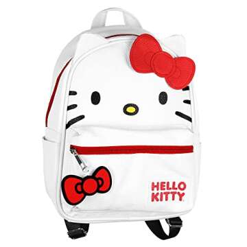 Sanrio Hello Kitty Signature Bow Face Mini Backpack for Fans