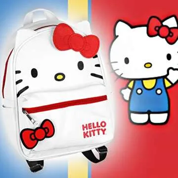 Hello Kitty Faux Leather Mini Backpack for All Ages