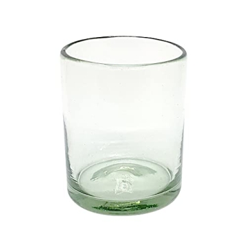 MexHandcraft Clear Blown Tumbler Glasses Set of 6