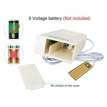 Topvico Water Leak Sensor Detector Flood Alarm for Basement RV Moisture 120dB Work Alone Battery Operated 3 Packs