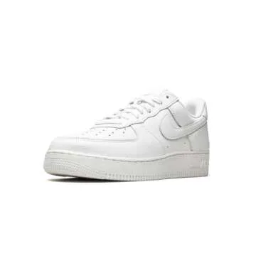 Nike Mens Air Force 1 Low Sneaker, Adult, White/White, 11 M US