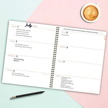 Abstract Art Painting Daily Weekly Monthly 2020 Planner