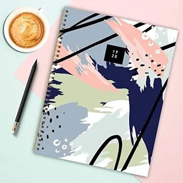 Abstract Art Painting Daily Weekly Monthly 2020 Planner