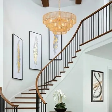 Hand-Woven Rattan Pendant Light for Elegant Decor