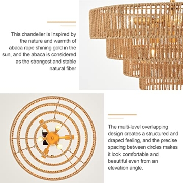 Hand-Woven Rattan Pendant Light for Elegant Decor