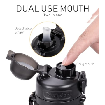 TakeToday Collapsible Water Bottle - Lightweight & Leak-Proof