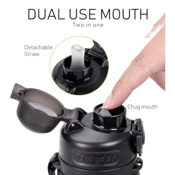 TakeToday Collapsible Water Bottle - Lightweight & Leak-Proof
