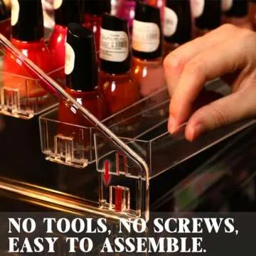 Jetec Acrylic Organizer for Sunglasses and Nail Polish