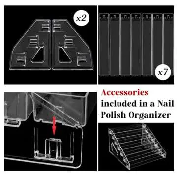 Jetec Acrylic Organizer for Sunglasses and Nail Polish