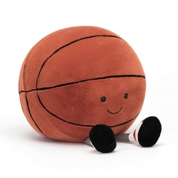 Jellycat Amuseables Basketball Stuffed Toy - Cuddly & Cute Plush for Sports Lovers!