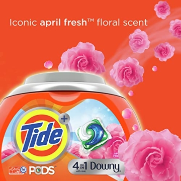 Tide PODS Plus Downy 4 in 1 HE Turbo Detergent Soap Pods
