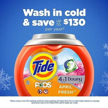 Tide PODS Plus Downy 4 in 1 HE Turbo Detergent Soap Pods