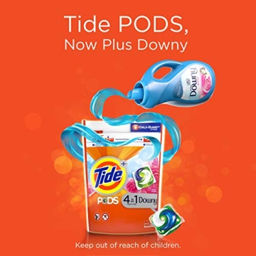 Tide PODS Plus Downy 4 in 1 HE Turbo Detergent Soap Pods