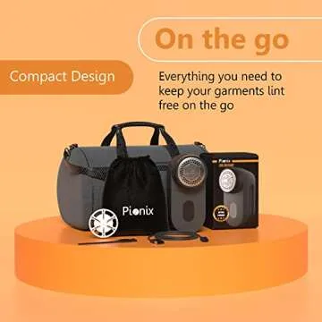 Pionix Fabric Shaver for Lint Removal - Rechargeable & Portable