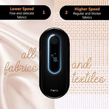 Pionix Fabric Shaver for Lint Removal - Rechargeable & Portable