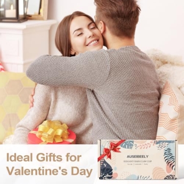 Stylish 6 Pack Square Claw Clips for Women and Girls