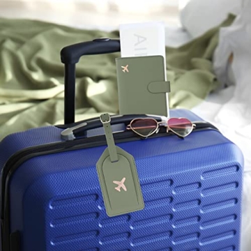 Melsbrinna RFID Passport Holder Secure Travel Wallet Set