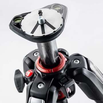 Manfrotto 055 3-Section Carbon Fiber Tripod with Horizontal Column