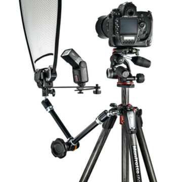 Manfrotto 055 3-Section Carbon Fiber Tripod with Horizontal Column
